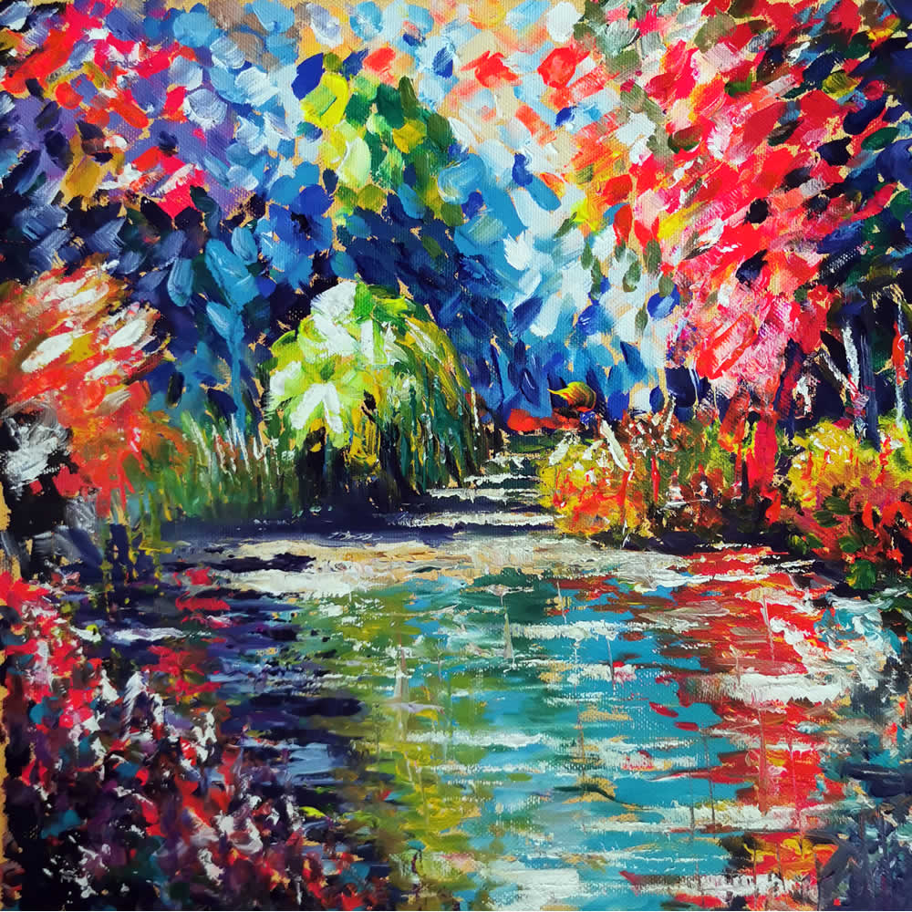 Acrylmalkurse in München - Malen im Atelier in der Adalbertstraße