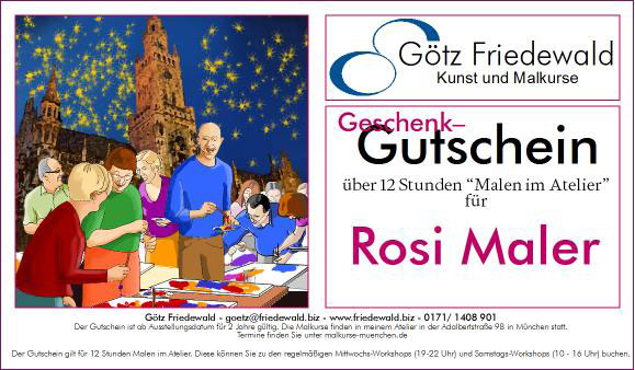 Ma.kurse München - Geschenkgutschein